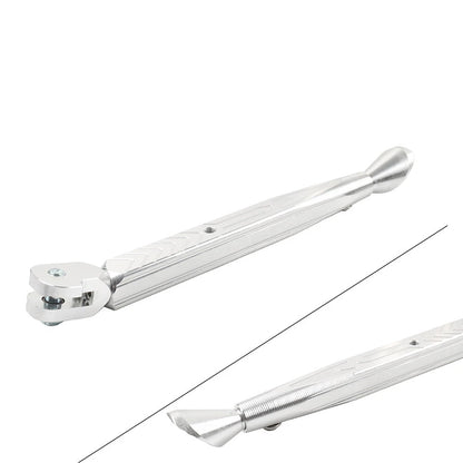 CNC Silver Adjustable Kickstand Foot for Motorcycle Universal