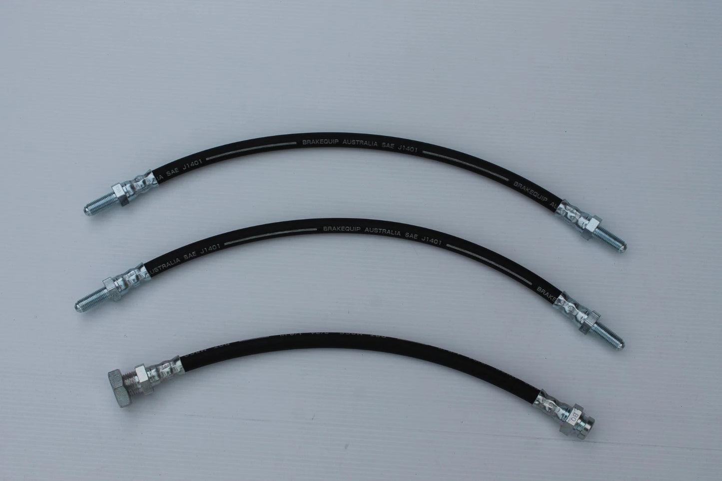 Brake Hose Set (3) for Vauxhall Victor VX 4/90 Disc Brakes (1961-1963)