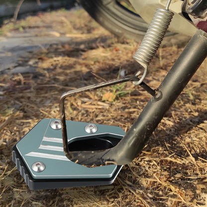 Kickstand Side Stand Plate Pad Titanium Tone for Honda CB650F (2014-2019)