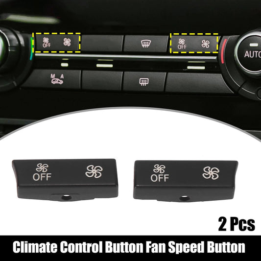 2 x AC Climate Control Buttons for BMW 5 Series F10 F11 F01 (2010-2017)
