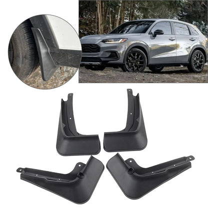 4pcs Plastic Mud Flaps Splash Guards for Honda HR-V HRV ZR-V (2023-2024)