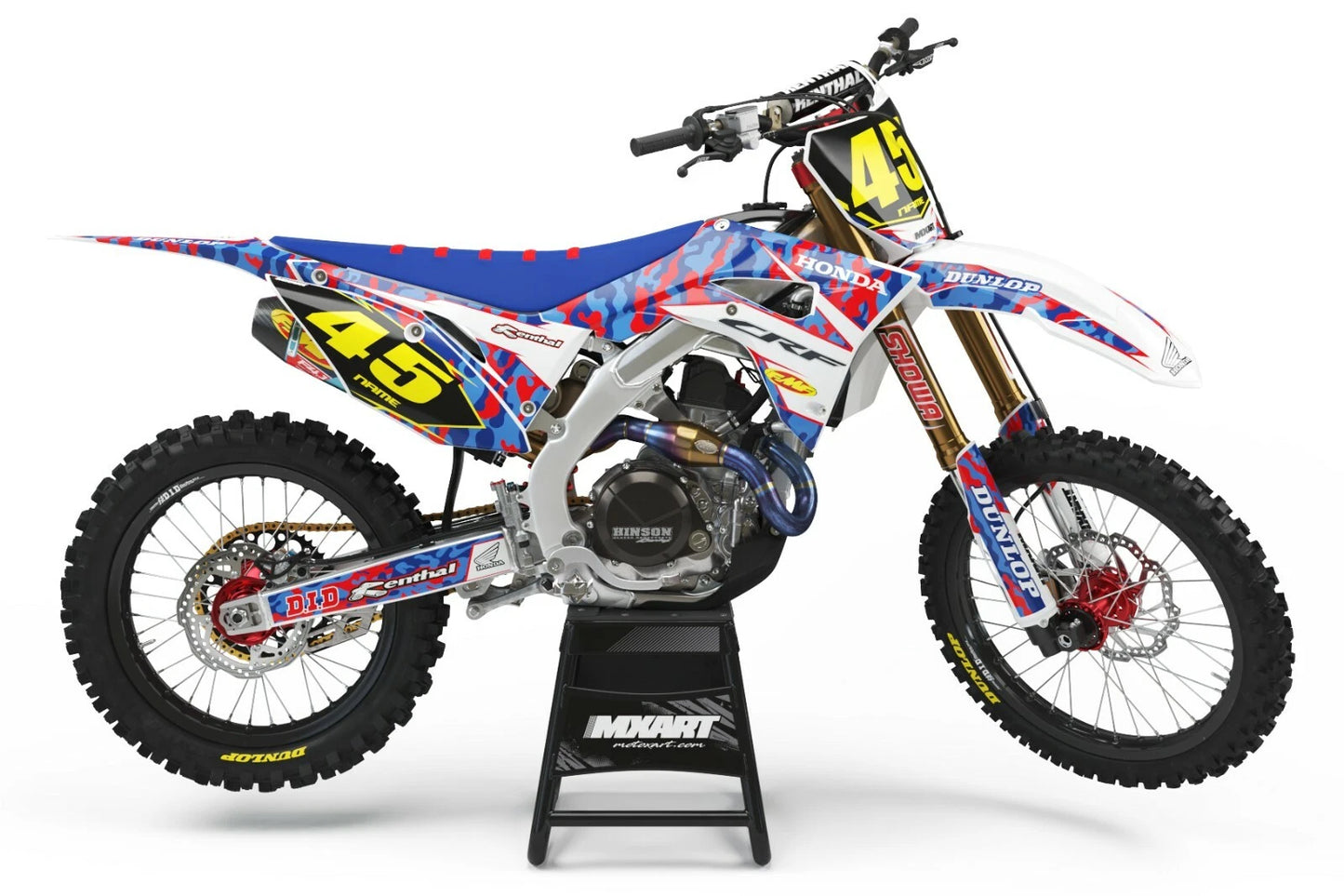Hawk Style Graphics Decals for Honda CRF 450 (2013-2016)
