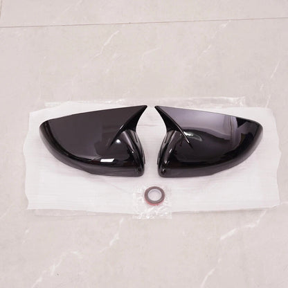 Gloss Black 2 x OX Horn Side Rearview Mirror Covers for KIA Sorento (2021-2023)