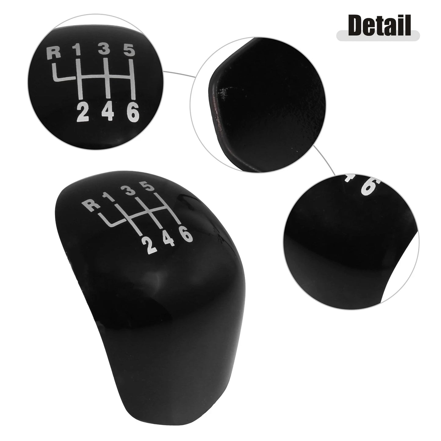 6 Speed Manual Gear Shift Knob for Ford Fiesta Focus C-MAX Kuga (2008-2017)