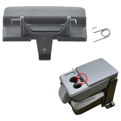 Gray Center Console Jump Seat Lid Latch for Ford F-150 (2010-2018)