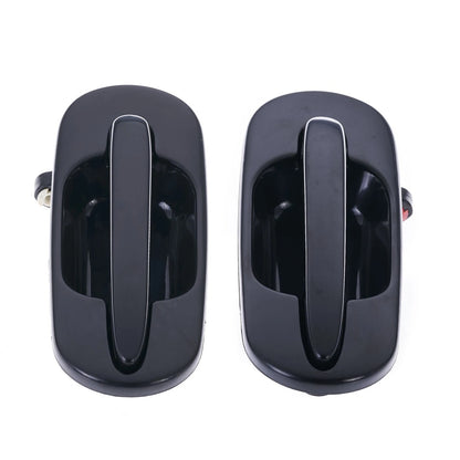 Outer Door Handle Set of 2 for Honda CR-V RD (1997-2001) Black Rear Left & Right