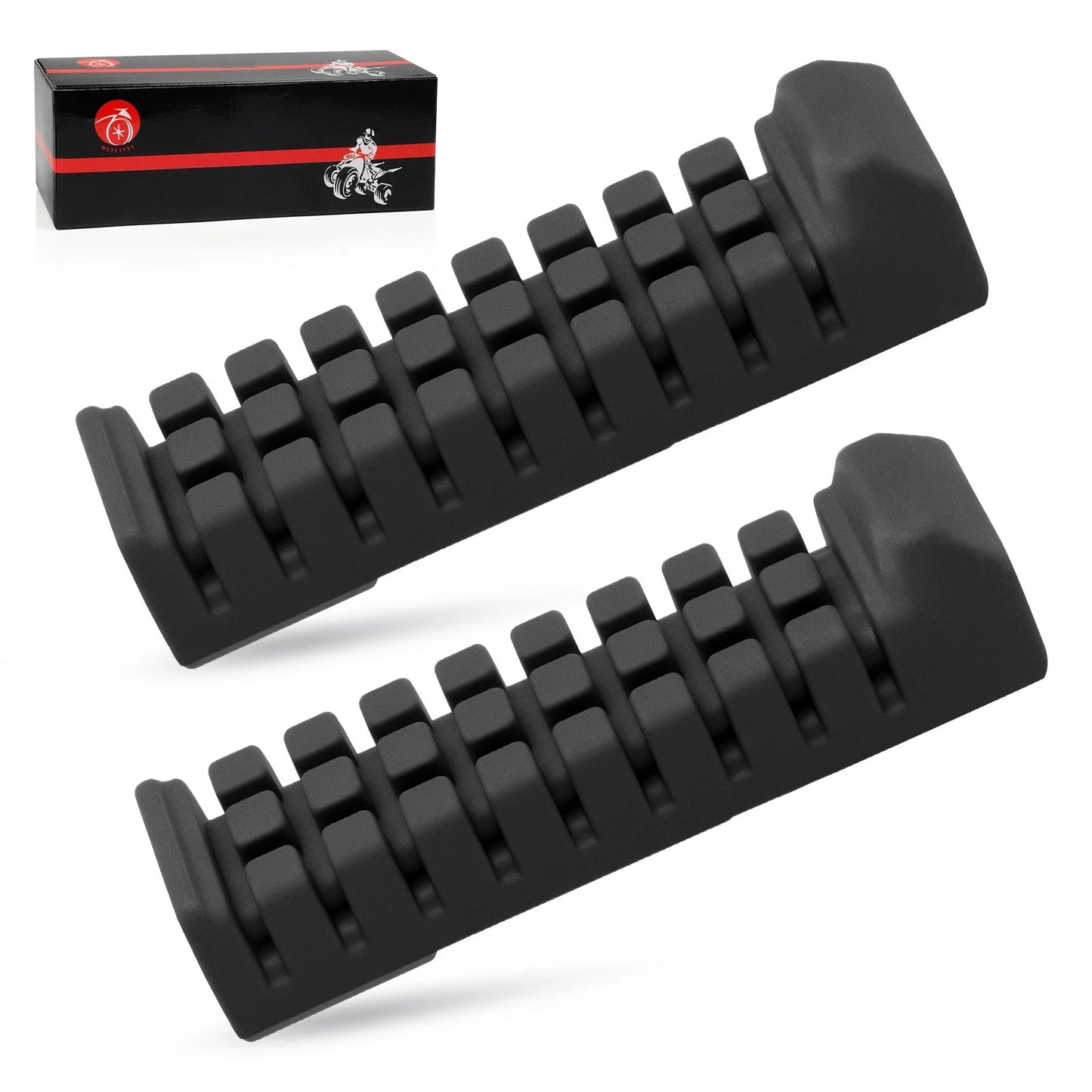 Rubber Foot Rests Pegs 2pcs for Suzuki QuadSport 80 LT80 (1987-2006)