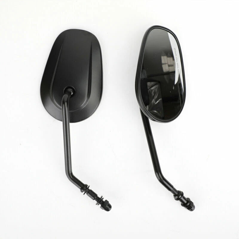 Mirrors Pair Black for Harley Road Street Glide Softail XL883 1200 (2004-2023)