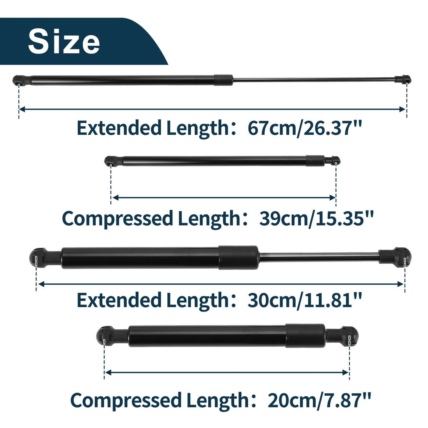 Hood & Tailgate Lift Supports Struts  for BMW Z4 (2003-2008)