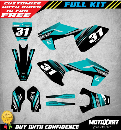 Custom Graphic Kit for Husqvarna TC 85 (2018-2024) - Premium Style Stickers