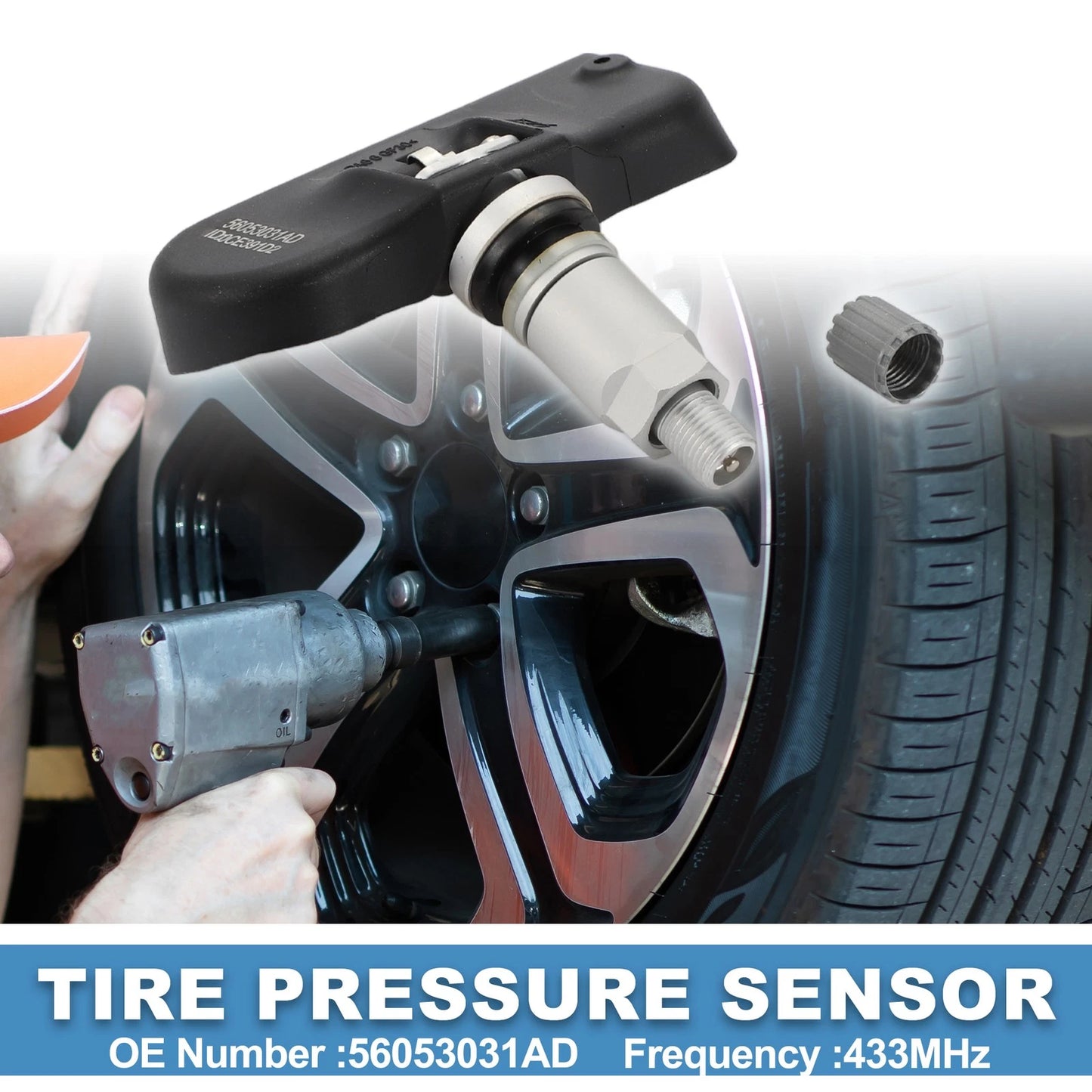 Tire Pressure Sensor 433MHz for Chrysler Town & Country (2008-2010)