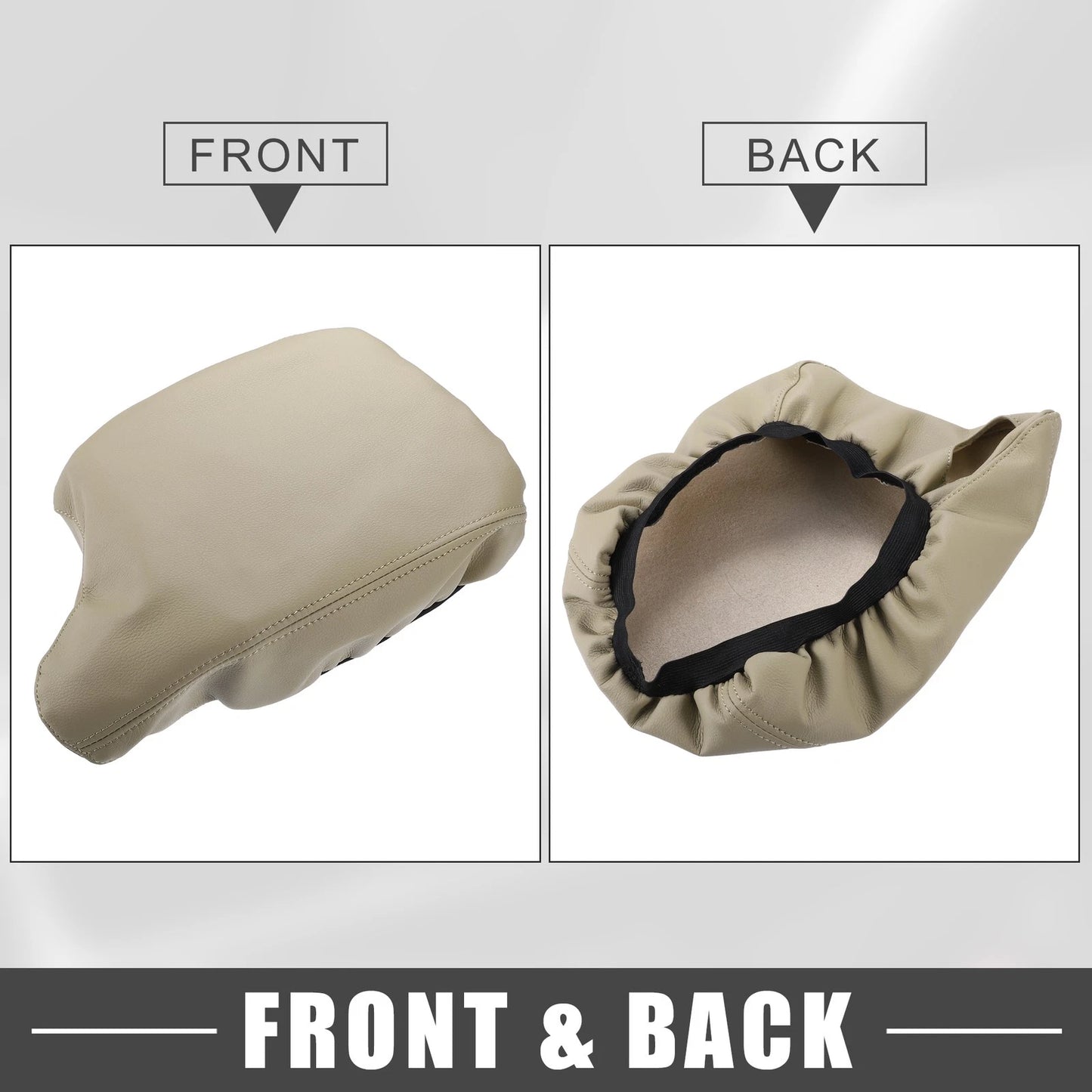 Beige Center Console Armrest Cover Trim for Honda Accord (2013-2017)