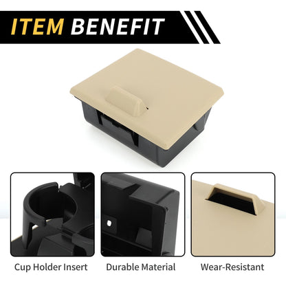 Dashboard Cup Holder for Ford F-250 F-350 F-450 F-550 (2008-2016) Beige