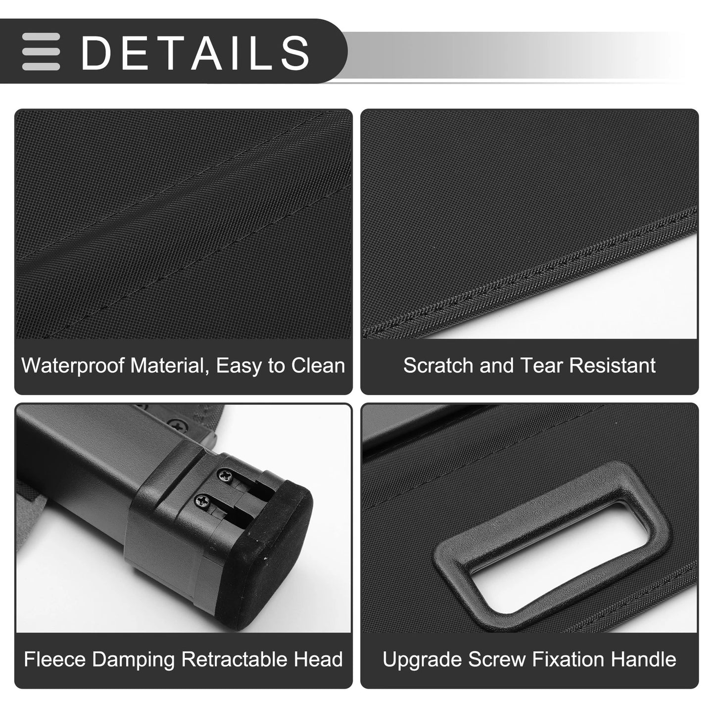 Retractable Cargo Cover for Toyota 4Runner (2010-2024) Gloss Black