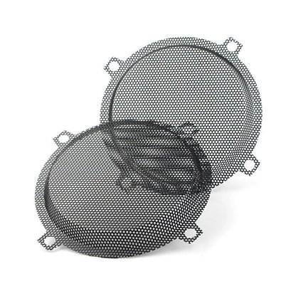 Black Wired Steel Mesh Speaker Grills for Harley Davidson Electra Glide