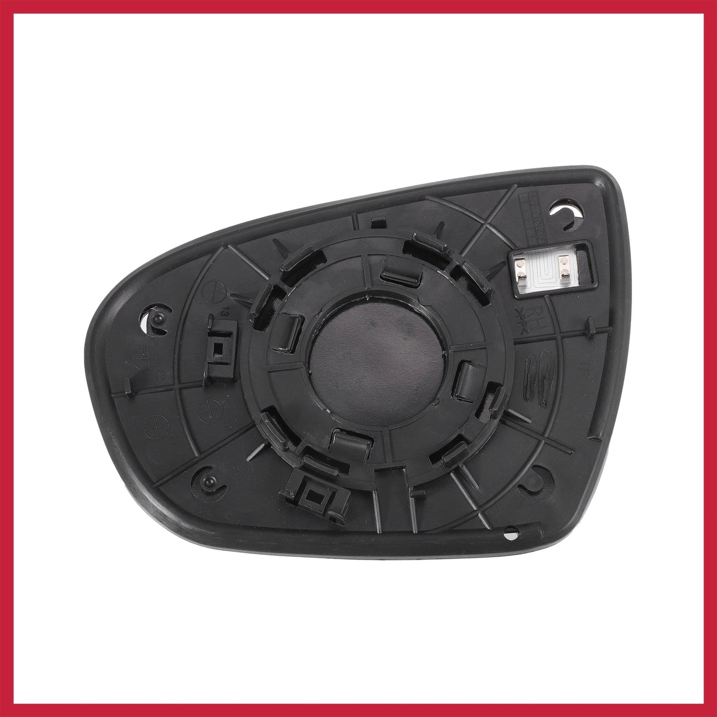 Heated Right Side Mirror Glass w/ Backing Plate for Kia Optima (2011-2015)