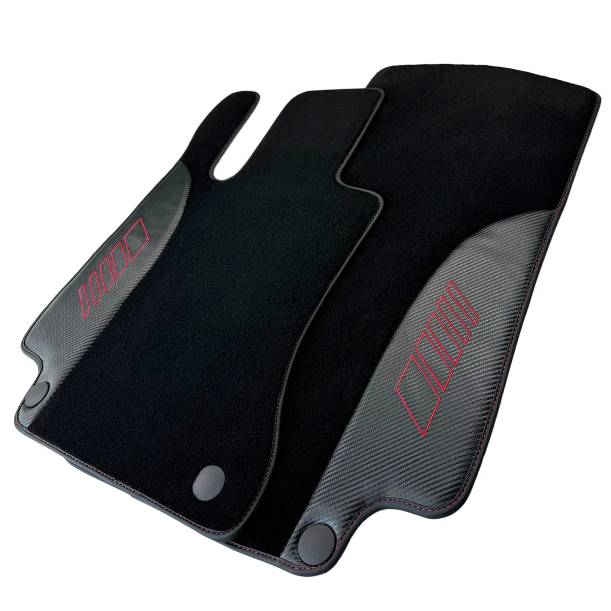 Floor Mats for Mercedes Benz S-Class W126 with Carbon (1979-1991)