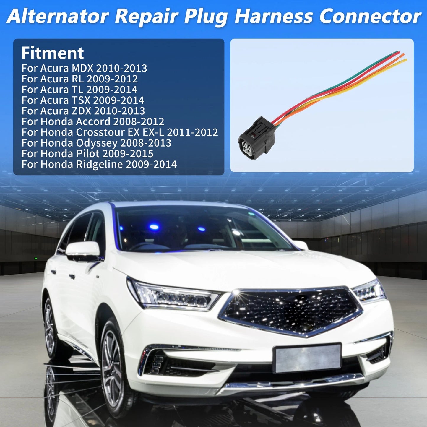 Alternator Repair Plug Harness Connector for Acura ZDX (2010-2013)