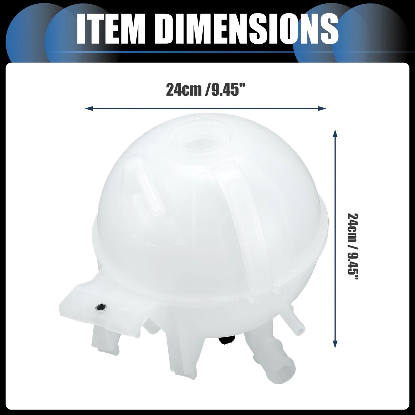 Coolant Expansion Overflow Tank with Sensor for Dodge Sprinter 2500