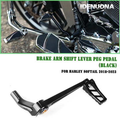 Black Brake Arm Shift Lever Peg for Harley Softail (2018-2023)