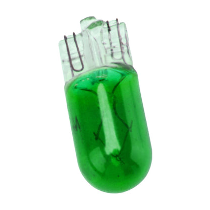 10PC Green T10 Wedge 5W 158 194 Halogen Interior Light Bulbs for Car