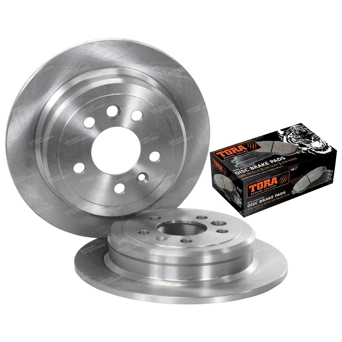 Rear Disc Rotors + Pads Pack for Ford Fairmont EF EL (1994-1998) RWD
