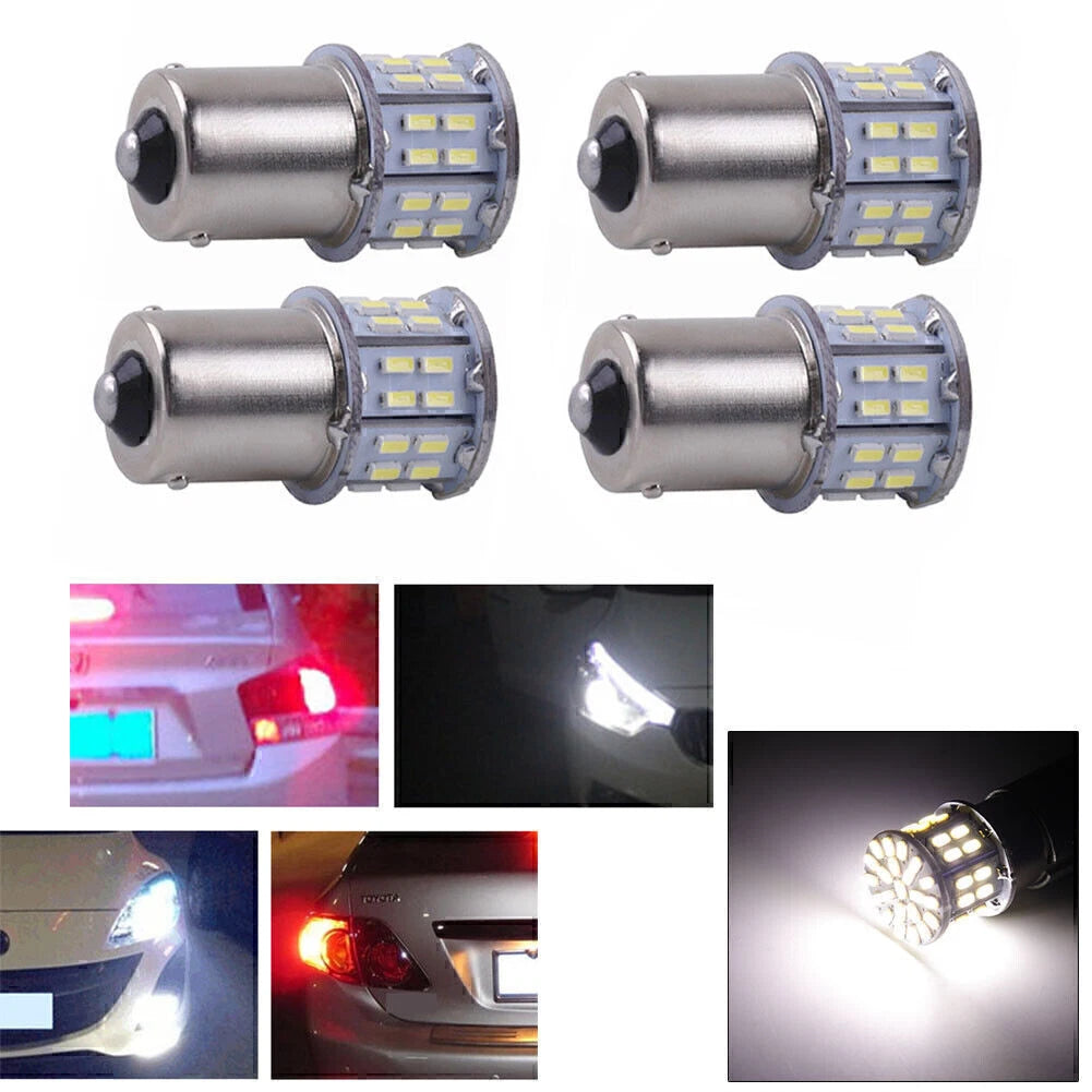 4 x 50SMD LED Tail Turn Signal Light Bulbs for BA15S 1156