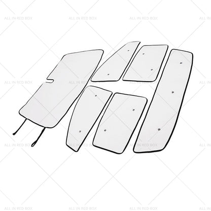 6 x Car Sunshade Window Visor for Ford Ranger (2015-2024)