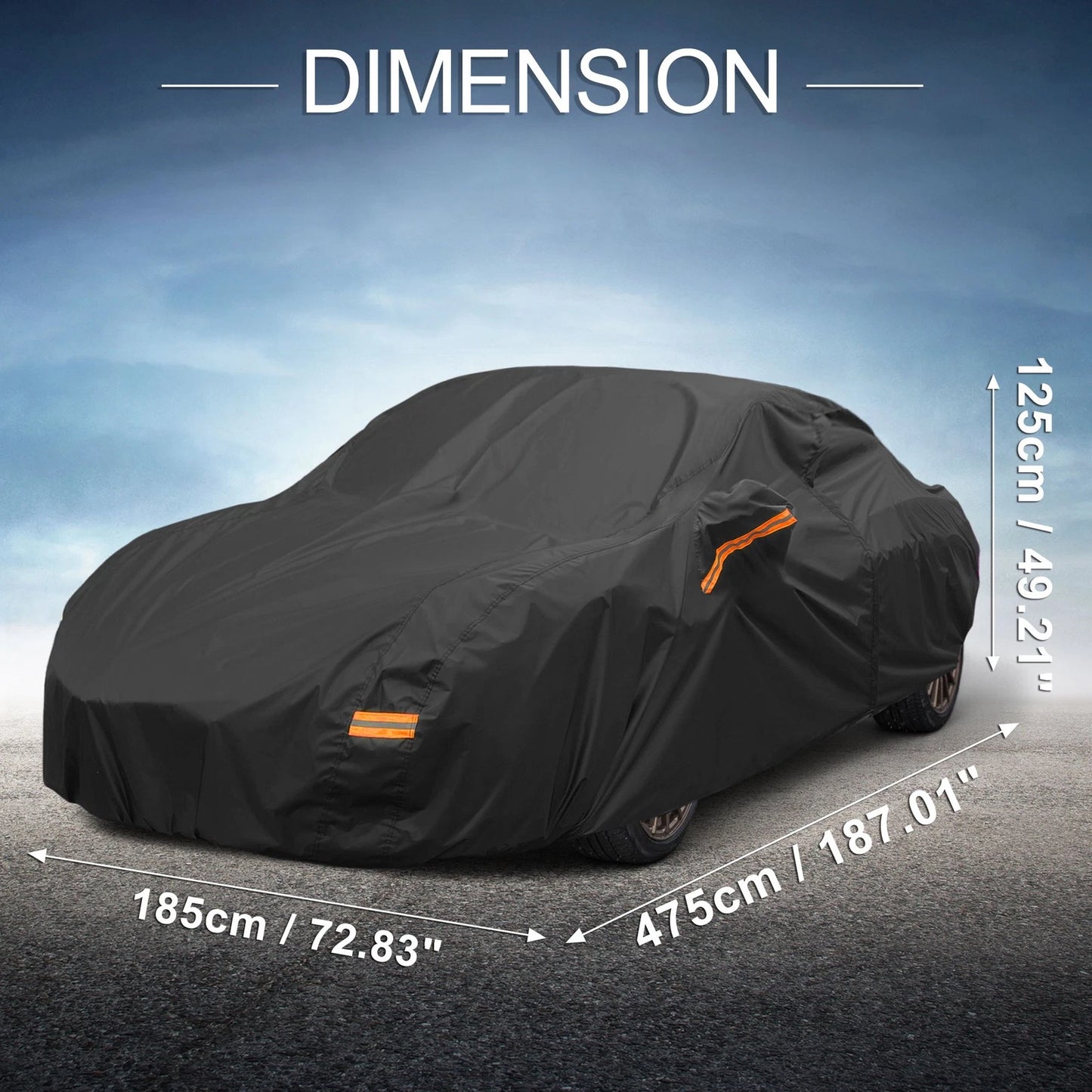 Waterproof Aluminum Film Car Cover for Lexus RC (2015-2023)
