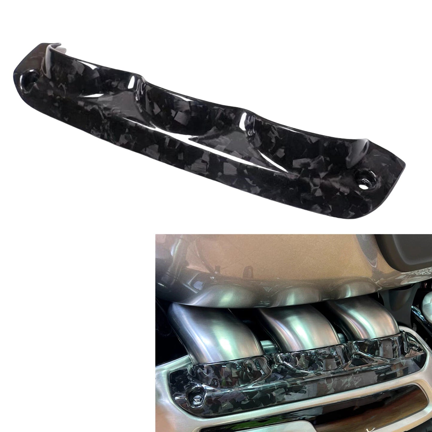 Plenum Cover Trim for Triumph Rocket 3 (2020-2022) Carbon Fiber