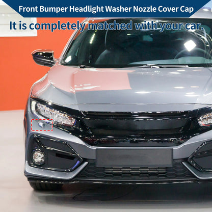 Front Right Washer Nozzle Cover for Honda Civic FB2 FB3 (2012-2013) 1 x White