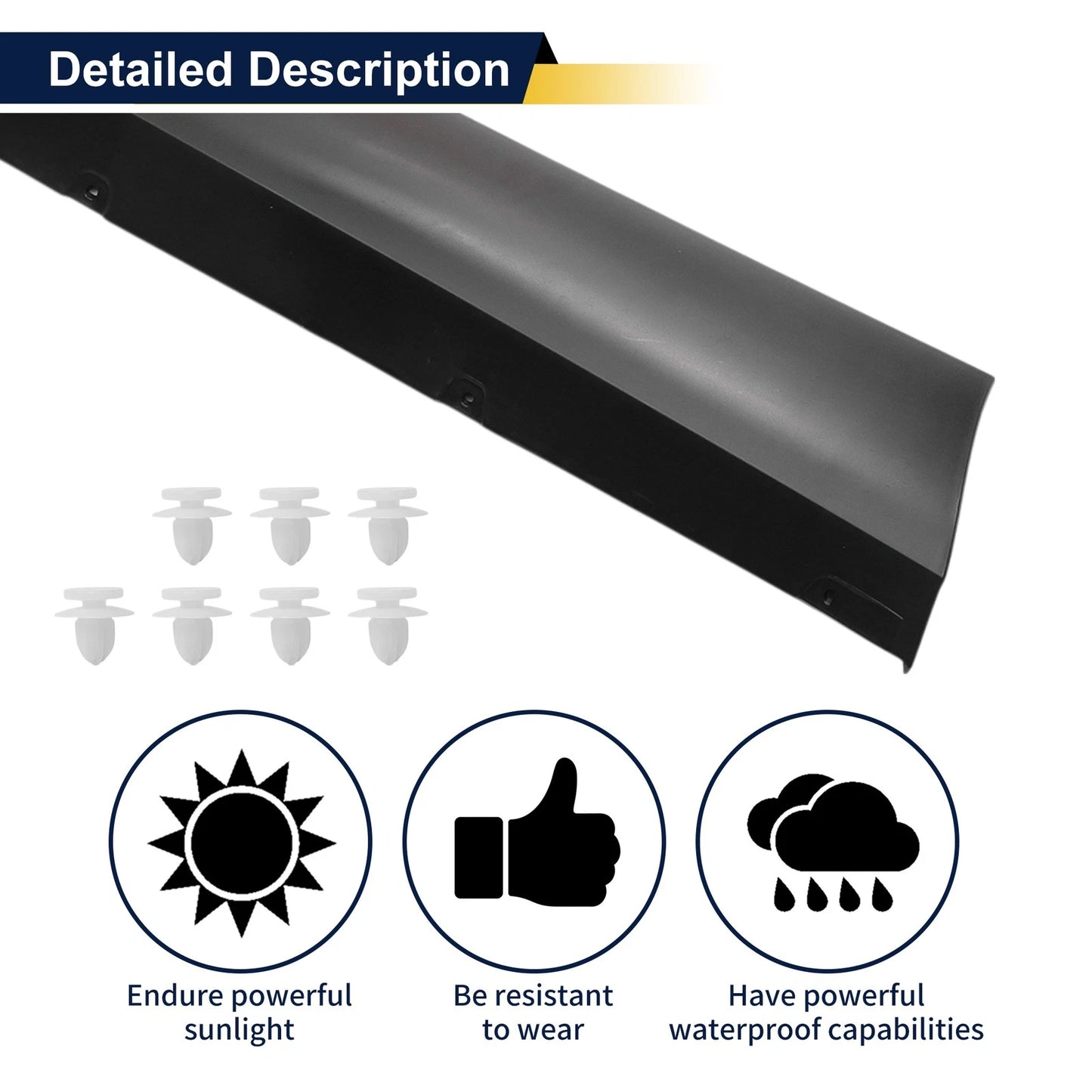 Lower Trim Garnish for Toyota Highlander (2001-2007)