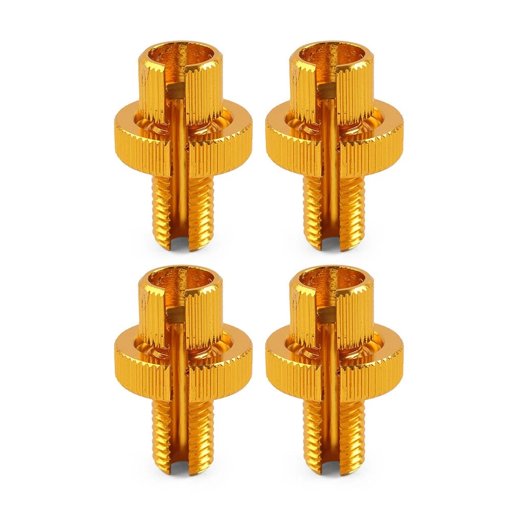 M8 x 1.25 Clutch Brake Throttle Cable Adjuster Screw Gold for ATV Pit Bike
