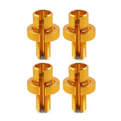 M8 x 1.25 Clutch Brake Throttle Cable Adjuster Screw Gold for ATV Pit Bike