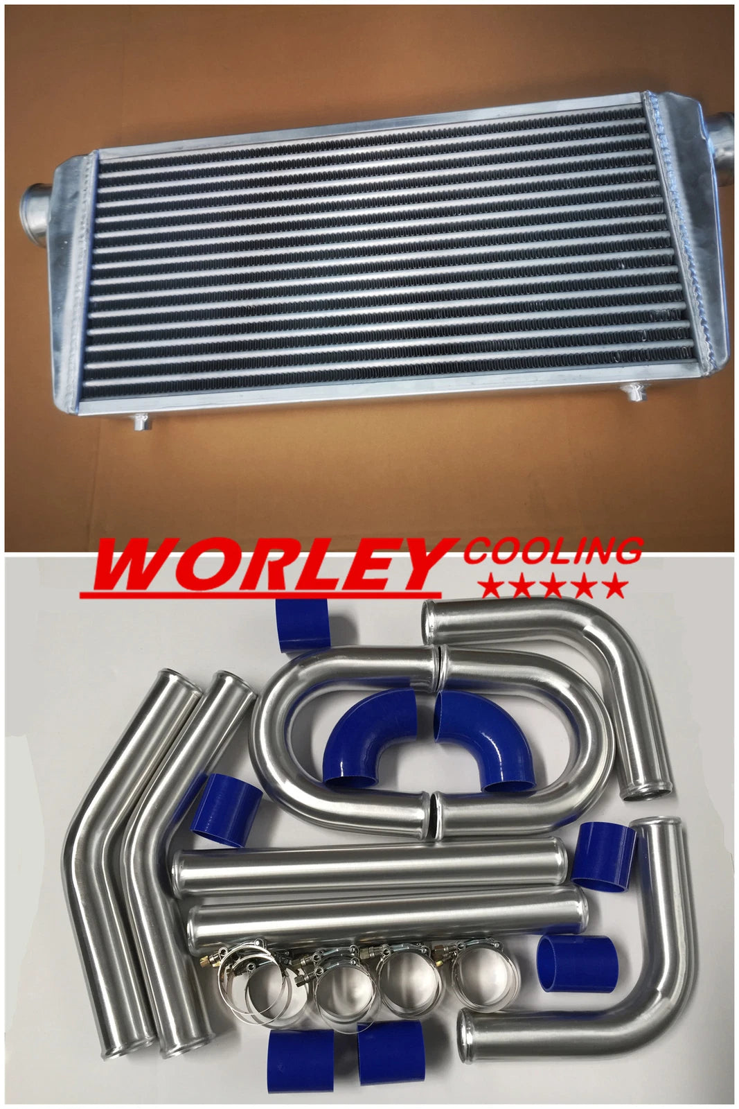 Front Mount Intercooler 600x300x70mm for CA (2000-2005) with Piping & Hose