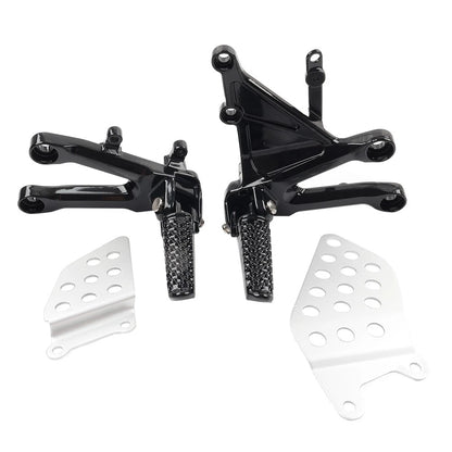 Black Front Driver Foot Pegs for Honda CBR1000RR (2004-2007)