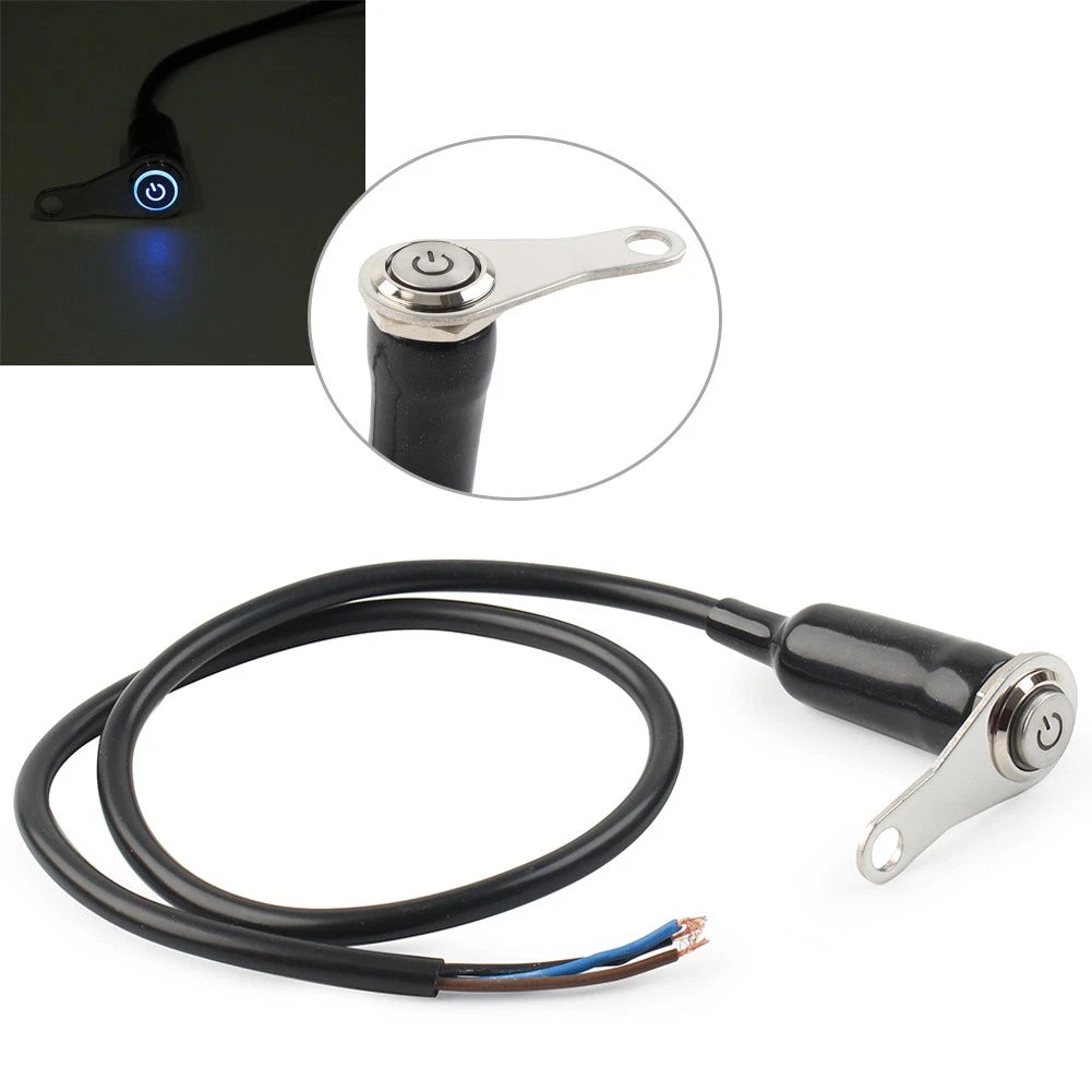 LED Motor Switch ON/OFF Push Button for Headlight Fog Light 12V