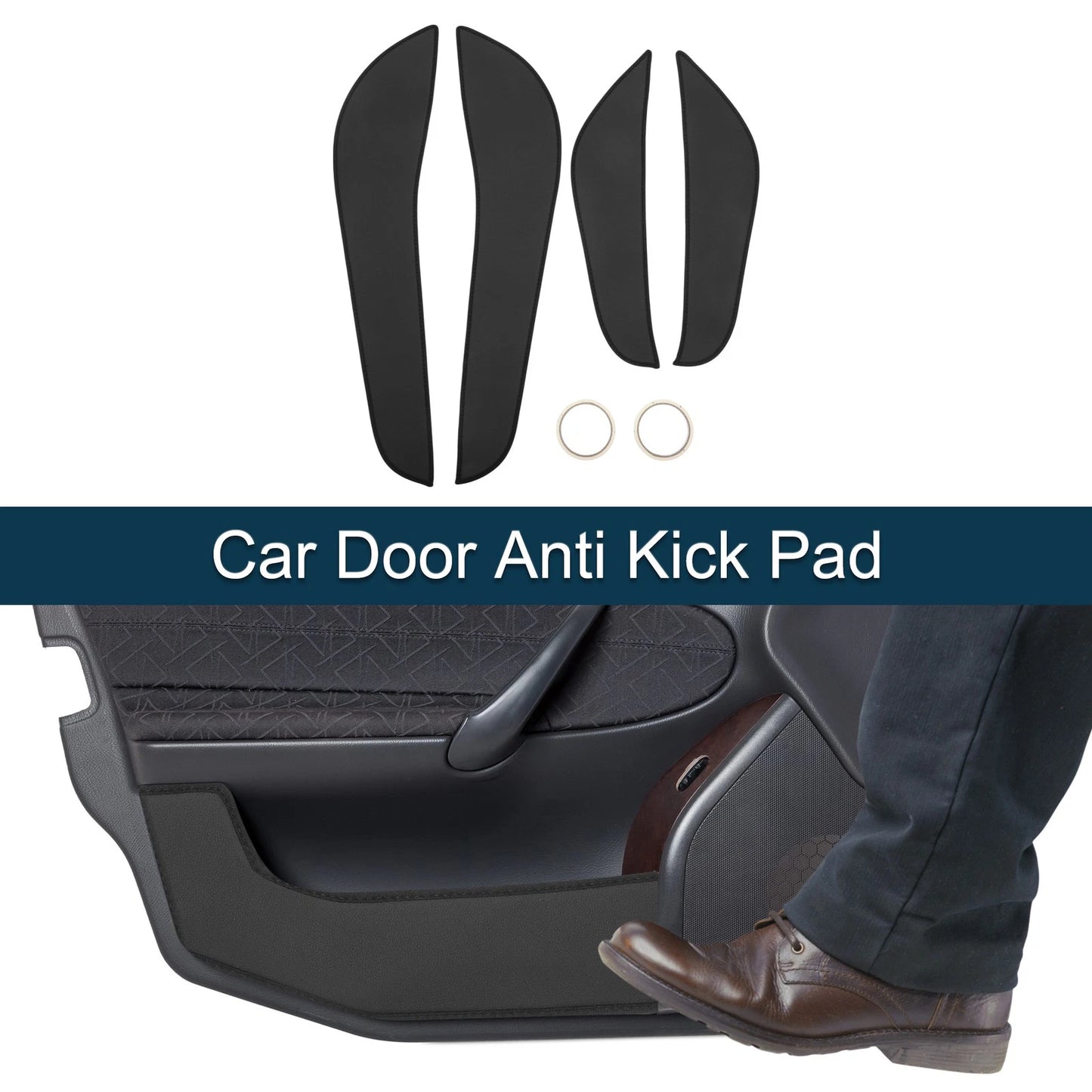 Car Door Anti Kick Pad Sticker Protector Black for Buick Encore (2016–2017)