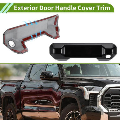Exterior Door Handle Cover Trim Tailgate (1 hole) for Toyota Tundra (2022–2025)