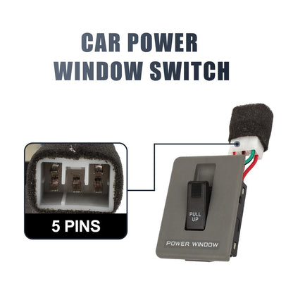 Power Window Switch Passenger Side for Kia Pride (1995-2000)