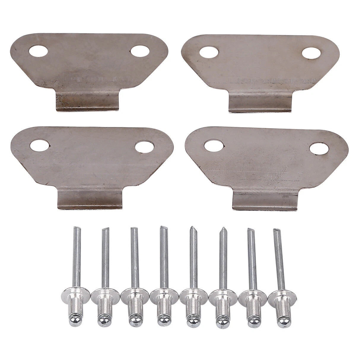 4 x Hard Saddlebags Lids Wear Strike Plates for Harley Touring Models (1993-2013)