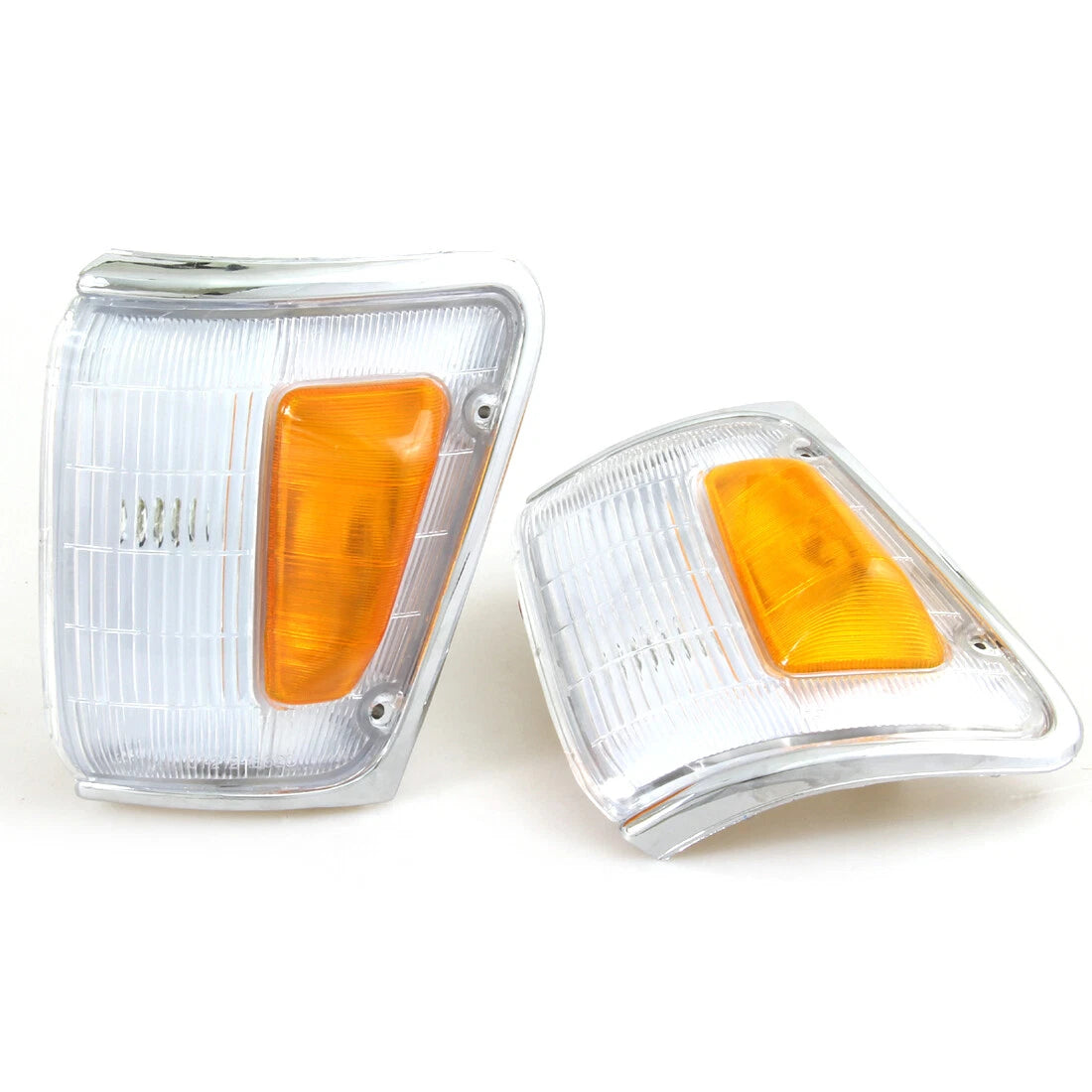 Chrome Corner Indicator Light x2 for Toyota Hilux RN80 RN90 1989-2016