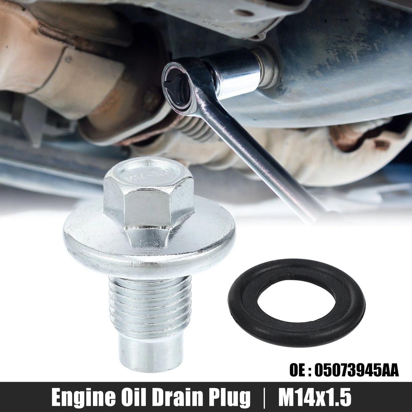 Engine Oil Drain Plug Screw M14x1.5 for Mercedes-Benz Dodge