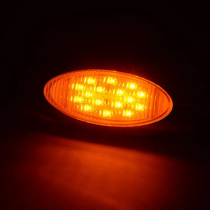 Amber Thin LED Clearance Marker Lights for Car Truck Trailer Marine