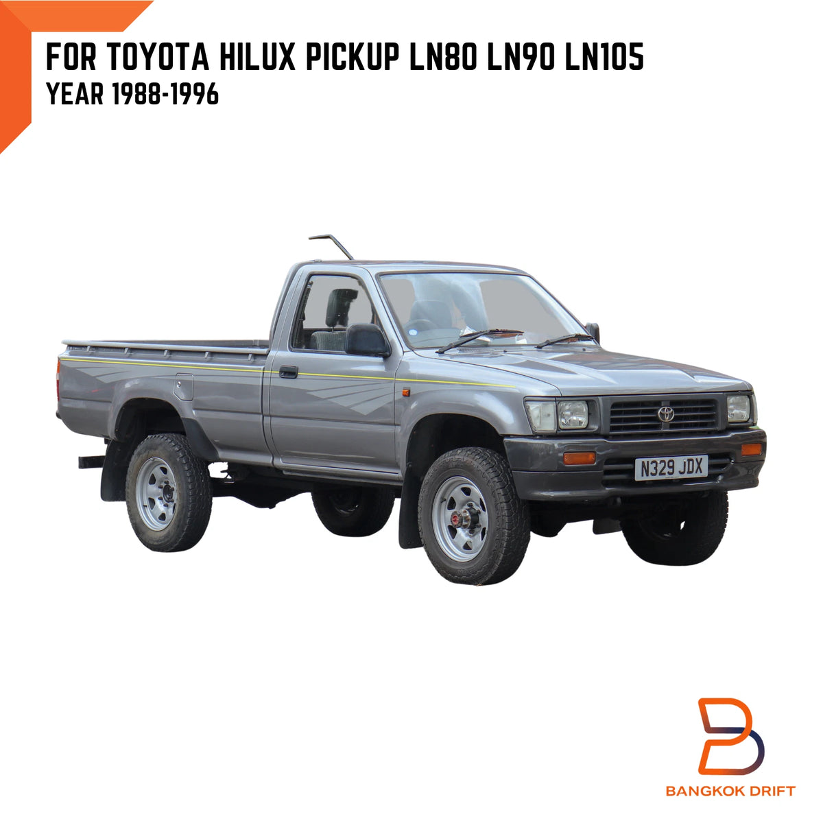 Amber Bumper Bar Indicator Blinker Light for Toyota Hilux (1988-1997)