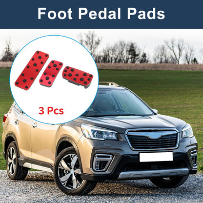 3 x Automatic Foot Accelerator Pedal Covers for Subaru Forester (2006-2018)