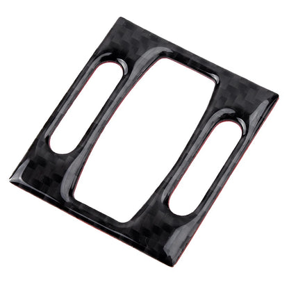 Carbon Fiber Central Air Vent Outlet Cover Trim for BMW 5 Series (2005-2010)