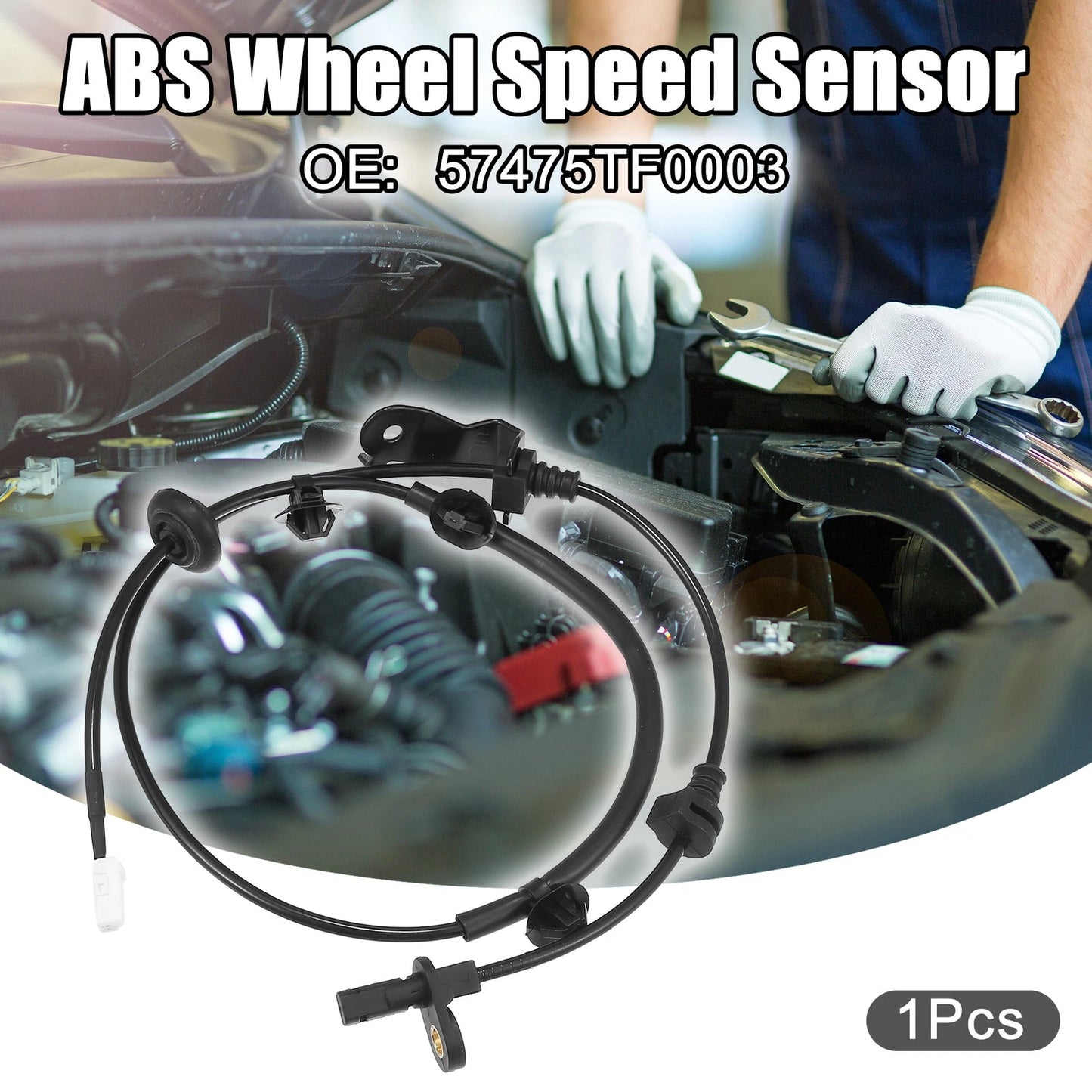 Rear Left ABS Wheel Speed Sensor for Honda Fit (2009-2013)