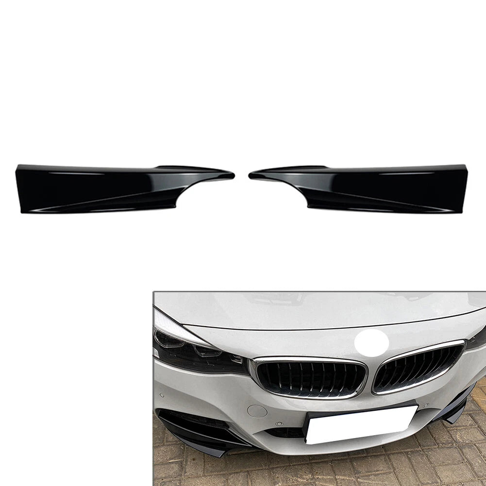 Front Bumper Splitter Lip for BMW 3 Series GT F34 320i 325i M Sport (14-19)
