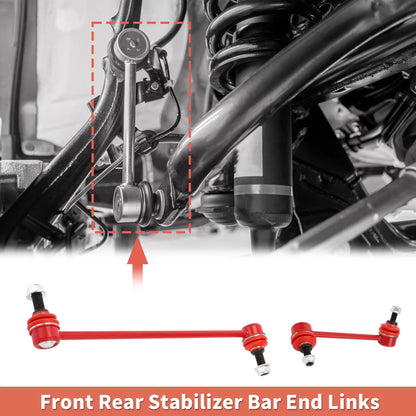 4x Front/Rear Stabilizer Sway Bar Link for Honda Pilot (2003 - 2008)